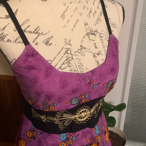 Whimsical dress Sz Medium, made in India, full exaggerated skirt, fitted… - Picture 15 of 16